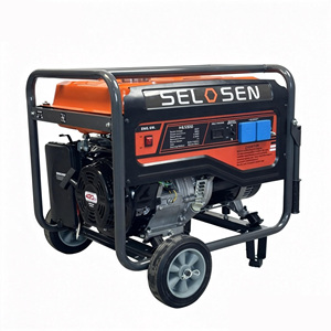 Générateur à essence portable 5 kW 10 kW avec démarrage à distance, alimentation 50 Hz/60 Hz pour la maison, la caravane et l'extérieur - Product Image 1