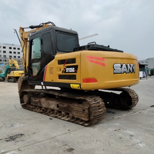 Excavatrice hydraulique Sany SY135C d'occasion en excellent état de fonctionnement – Vente chaude de machines de terrassement chinoises d'occasion - Product Image 3