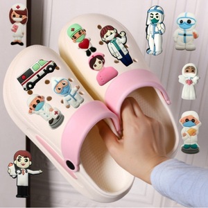 Nuevas Hebillas Decorativas de PVC con Diseño de Figuras Médicas para Zapatos, Hebillas para Zapatos con Flores, Accesorios para Sandalias DIY, Venta al por Mayor - Product Image 6