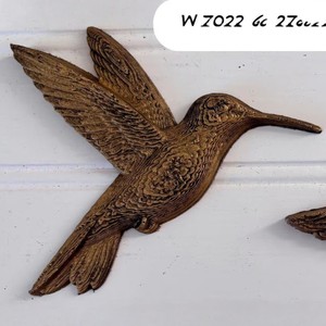 Décoration murale en résine en forme d'oiseau, style rétro, emballage individuel - Product Image 4