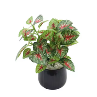 Tizen fausse Simulation plante verte olivier artificiel herbe en pot petites plantes avec Potsl plante d'eucalyptus d'intérieur en Pot