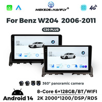MEKEDE & NAVIFLY X SERIES Unité principale de voiture Android Navigation GPS Car-play 8 Core Wireless Car-play pour Benz W204 S204 2006-2011