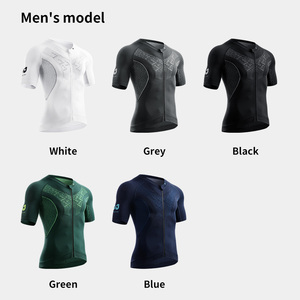 GJ QXF0203 Naadloze Anti-UV Snel Droogende Fietsjersey voor Heren/Dames Hoge Kwaliteit Ademend Fietsshirt met Aangepast Logo OEM/ODM - Product Image 5