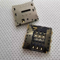 Connecteur de carte 6 positions Micro SIM Montage en surface Angle droit Or CN 5050200692