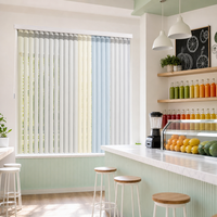 Lames de stores verticaux en PVC de 89 mm, installation facile, taille personnalisée pour fenêtre de cuisine ou salle à manger