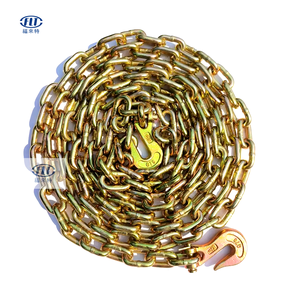 5/16 "3/8" x 16ft 20ft 25ft G70 Giao thông vận tải chuỗi với clevis lấy móc Ratchet chất kết dính chuỗi - Product Image 3