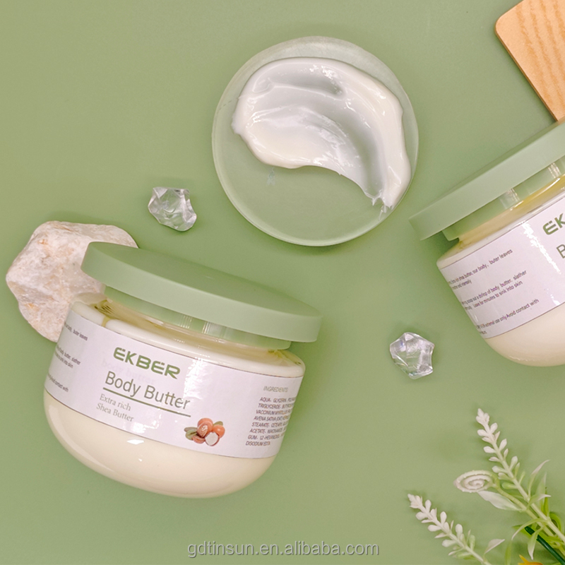 Private Label Wholesale High Quality Natural Skin Moisturizing Body Lotion Lightening Shea Butter Body Butter Cream