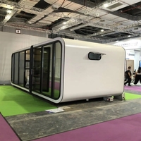 Bâtiment hôtelier avec chambres privées, maisons conteneurs, pièces détachées, Volferda Tiny House, Bardominium House, nouvelle technologie, hôtel, bureau à domicile, abri