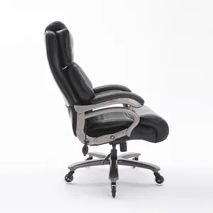 Big And Tall Office Chair 400LBS High Back Executive Chair Computer Chair Adjustable Flip-Up Arms