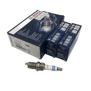 Bujía de Níquel para Automóvil Bosch 0242235667 / 7956 / FR7DCX+ 28Nm 6kOhm Reemplaza 96130723 8971702680 para Buick Chevrolet Honda - Product Image 1
