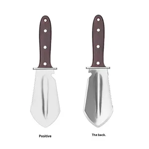 Thép không gỉ Hướng dẫn sử dụng DIY ngoài trời Vườn Trồng Hoa công cụ làm vườn xẻng đất nới lỏng bầu Xẻng nhỏ - Product Image 4