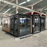 Maison préfabriquée de haute qualité, conteneur habitable extensible, villa préfabriquée 2, 3 ou 4 chambres, maison pliable, maison portable