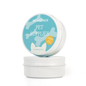 50ml 50g Suministros para mascotas Cera blanca para patas Bálsamo para patas Tarro de aluminio Lata metálica Latas para patas - Product Image 3