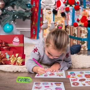 Kits d'autocollants de peinture de diamant pour enfants Gem Paint by Numbers Diamonds Arts pour garçons et filles DIY kit licorne avec points - Product Image 5