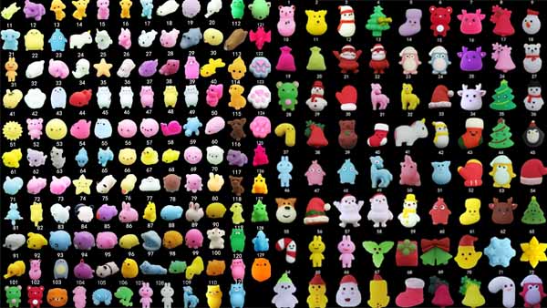 mochi　竹行李 ３個set Wholesale Kawaii Mochi Squishy Toys for Kids & Stress Relief