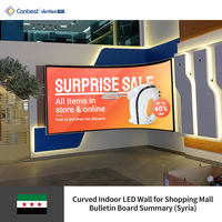 Écran LED intérieur incurvé Canbest Fl Series P1.5 1,53 mm 5760x1440 mm (18,89x4,7 pi) pour simulateur de vol, affichage vidéo LED, USA