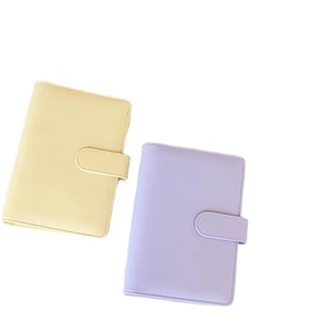 Macaron Loose Leaf Cash <strong>Budget</strong> A5 A6 <strong>Binder</strong> Pu Leather Notebook Wholesale New Product Ideas 2025 Promotional Notebook - Product Image 1