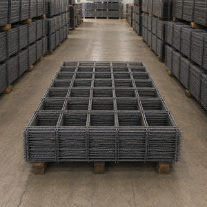 Panneau de fil de fer de construction LINSHENG 110x110x3.8mm pour le renforcement des liens de fixation des murs en blocs de béton - Product Image 2