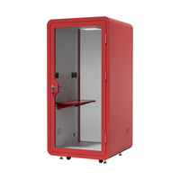 Cabine de bureau insonorisée et cabine téléphonique pour hôtel, entrepôt, usage extérieur - Design contemporain en tôle acoustique
