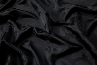 Tissu jacquard 100% polyester mat, soyeux, résistant aux plis, pour abaya, robe à col qatari, hijab, robe longue