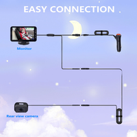 Écran bébé HD 7 "avec caméra de voiture bébé OEM LCD/TFT vue arrière 12V/24V pour toutes les voitures 12V 24V