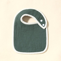 Ensemble de bavoirs pour bébé en mousseline de coton 100% imprimés sur mesure, 6 couches, lavables, antibactériens et écologiques