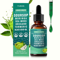 Gouttes de Graviola (Soursop) à Marque Blanche OEM – Soutien Immunitaire, Antioxydant Naturel, Détoxifiant, Complément Herbal Liquide Oral 60ml Quotidien