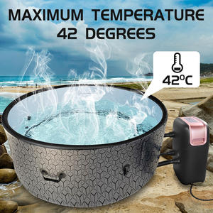 Vanace punto a goccia PVC all'aperto <span class=keywords><strong>portatile</strong></span> SPA piscina 4 persone vasca idromassaggio gonfiabile con macchina SPA - Product Image 5