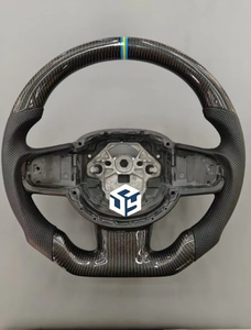 Volante de Fibra de Carbono para Volvo <span class=keywords><strong>XC40</strong></span>, S90, S60, V60, V90, S40, V40, XC60, <span class=keywords><strong>XC40</strong></span>, XC90, Modificación con Material de Cuero, Accesorio para Auto - Product Image 6