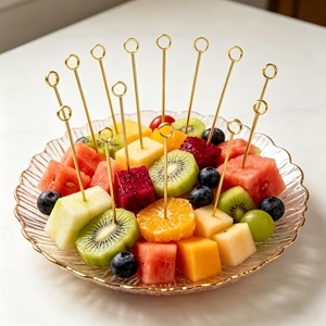 ไม้เสียบค็อกเทลสแตนเลสเกรดอาหาร ขนาด 4.25 นิ้ว สำหรับมาร์ตินี่ ผลไม้ เครื่องดื่ม มะกอก และตกแต่ง - Product Image 4