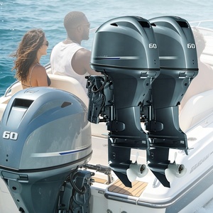 Nouveau moteur hors-bord à essence 60 CV 4 temps à démarrage assisté 4 cylindres, écologique, pour la pêche et les bateaux de plaisance - Product Image 3