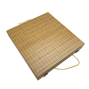 Panneau d'impression de logo personnalisé naturel d'échecs de haute qualité Chine Go boîte de jeu boîte de rangement en bois - Product Image 1