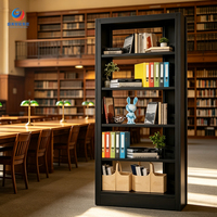 Estantería Moderna de Acero para Almacenamiento, de Alta Capacidad de Carga, para Biblioteca, Archivo, Oficina, Sala de Suministros
