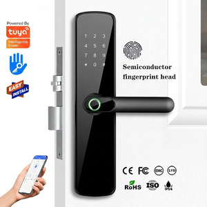 <span class=keywords><strong>Serratura</strong></span> Intelligente con Impronta Digitale e Wi-Fi Tuya, Cilindro Antieffrazione in Lega di Alluminio, Prezzo di Fabbrica - Product Image 1
