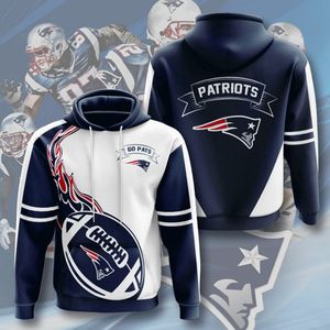 Nuevas Sudaderas Deportivas con Capucha de Poliéster para Hombre de Última Moda en Oferta en EE. UU., Personalizables con Impresión 3D de Equipos de Fútbol Americano - Product Image 4
