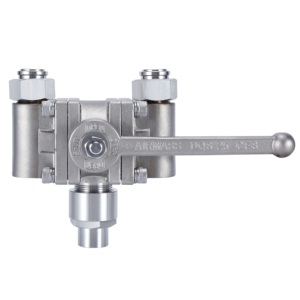 Vannes à boisseau sphérique manuelles en acier inoxydable de 1/2 pouce à 3 voies pour le contrôle du débit d'air dans les conduites de tronçon - Approvisionnement direct usine - Product Image 4