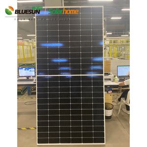 Bluesun Ee. Uu. Almacen Comprar Paneles Solares Solar 550 Vatios Panel Bifaciale Doble Vidrio 550W En Tailandia - Product Image 3