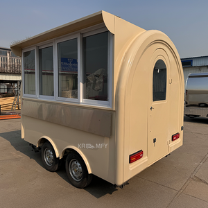 Chariot de nourriture mobile, remorques de vente de bubble tea, camion de fruits et de café, camion de nourriture, remorque de boissons mobile - Product Image 1