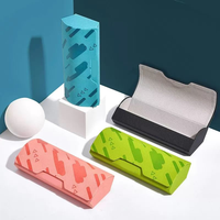 BONA étui à lunettes populaire fait à la main avec logo personnalisé de couleurs mélangées boîte de lunettes de soleil rigide en métal emballage de lunettes personnalisées