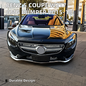 Alta Calidad 2015-2018 para mercedes-benz S500 <span class=keywords><strong>S63</strong></span> Coupe Body Kit W217 Parachoques delantero Plástico rojo de alta calidad Nueva condición - Product Image 2