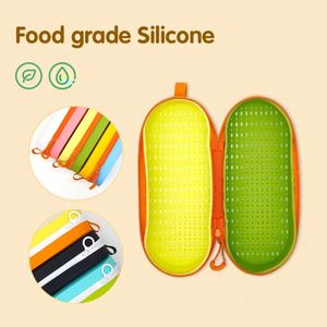 Quick-Drying Travel Beach Eyeglasses Custom Silicone <b>Glasses</b> <b>Case</b> <b>for</b> Swimming Goggles Fashionable Zipper Jewelry <b>Cases</b> - Product Image 4