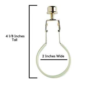 <span class=keywords><strong>Adaptateur</strong></span> de lampe à clipser - Comprend un finial et des niveleurs de parapluie pour maintenir le parapluie en place - <span class=keywords><strong>Adaptateur</strong></span> de clip pour ampoule - Product Image 3