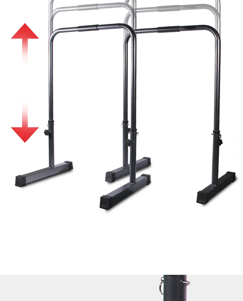 Hot Selling Professional Home Gym Fitness Gymnastics Adjustable Push Up Stand Parallel Dip Bars