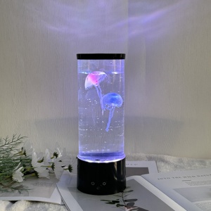 LED <strong>Jelly</strong> <strong>Fish</strong> <strong>Lamp</strong> USB Rechargeable Artificial Aquarium Jellyfish Atmosphere <strong>Lamp</strong> LED Decoration Table <strong>Lamp</strong> - Product Image 6