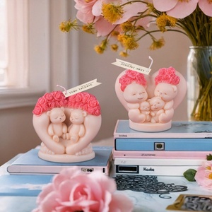 Molde de Silicona Reutilizable Antiadherente en Forma de Corazón 3D para Velas Aromáticas, Decoración del Hogar, UNIMOULD, Venta al por Mayor, Día de San Valentín - Product Image 1