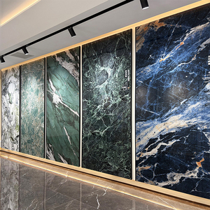 1220*2440*3MM Imitation Marble Patterned <b>Wall</b> <b>Panel</b> & <b>Board</b> / Interior Decorative PVC Plastic UV Marble Sheet - Product Image 1