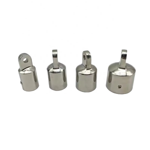 Stainless Steel 316 Marine Bimini Top Cap Eye End Rivet Hole Fits OD 1 Inch Tube <b>Yacht</b> Boat Hardware Canopy Fittings Stainless S - Product Image 4