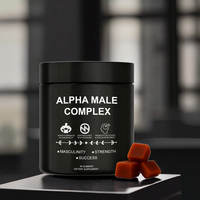 La conception de marque privée prend en charge les gains musculaires maigres Alpha Boost Gummies Alpha Male Complex Gummies pour adulte
