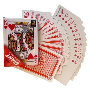 2024全彩设计定制印刷时尚设计扑克尺寸前后塑料扑克牌