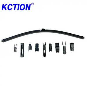 spoiler santa fe Suppliers-KCTION Newest Hot Sell 13 Adapters Multi-Function Wiper PET Cover Windscreen Wiper Blades Rubber Refill Multi Wiper Blade